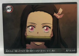 鬼滅の刃　14　竈門襧豆子(かまどねずこ)【レギュラーカード】　鬼滅の刃チップス　Calbee【カルビー】【きめつのやいば】