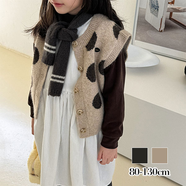 ドットニットベストトップス 男の子 女の子 入園 入学 卒園 卒業退院 出産祝い プレゼント ギフト 写真..