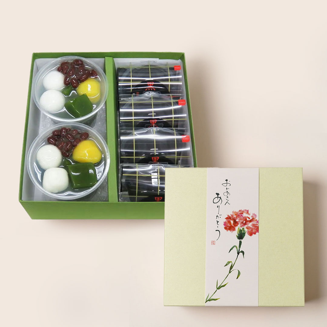 母の日 遅れてごめんね スイーツ お菓子 ギフト お菓子ギフト 和菓子 洋菓子 上生菓子 あんみつ ゼリー プレゼント 抹茶 抹茶スイーツ 送料無料 京都 当日配達 日付指定可 お取り寄せ ひやひやスイーツセット 通常ギフト / 母の日ギフト 通販 楽天