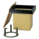 ポイント3倍以上(楽天カード利用) 茶道具 炉壇(ろだん) 炉壇 聚楽色セット (掻合塗炉縁・炉蓋・上五徳付)