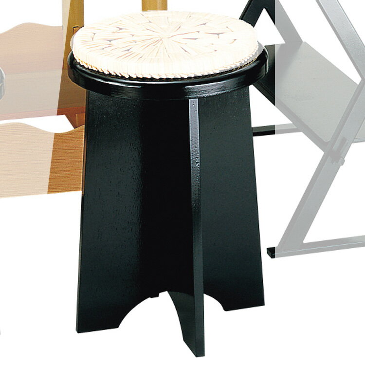 ポイント3倍以上（楽天カード利用） 茶道具 立礼棚（りゅうれいだな） 円椅 掻合塗 裏用 1客 円座別 中..