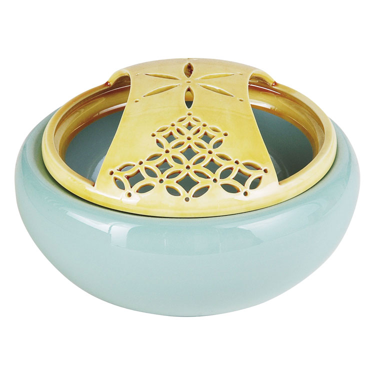 ポイント3倍以上（楽天カード利用） 茶道具 火入（ひいれ） 火入 青磁 横石嘉助