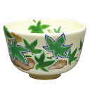 ポイント3倍以上(楽天カード利用) 茶道具 抹茶茶碗(まっちゃちゃわん) 茶碗 色絵 青楓 山本 蓼