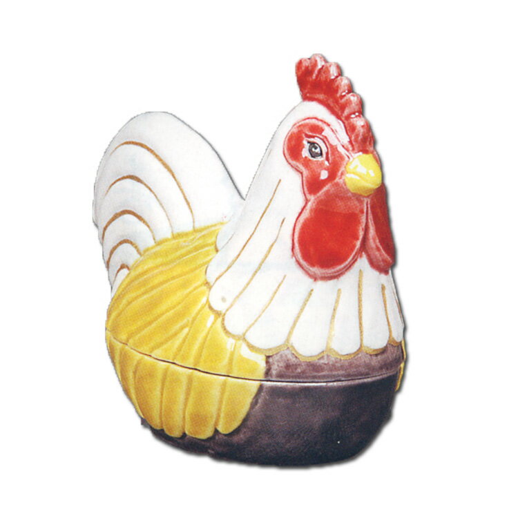 茶道具 香合 交趾 鶏 中村翠嵐 (茶道具 通販 楽天)