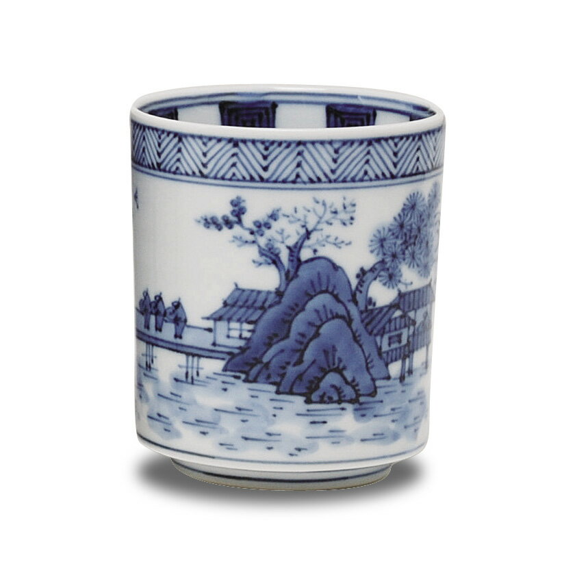 ポイント3倍以上（楽天カード利用） 茶道具 火入（ひいれ） 火入 細形 染付山水 高野昭阿弥作