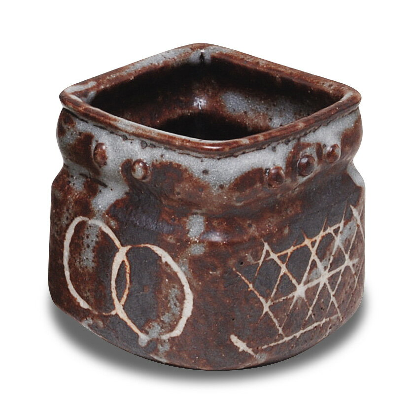 ポイント3倍以上（楽天カード利用） 茶道具 火入（ひいれ） 火入 四方 鼠志野 長谷川青峯