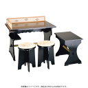 ポイント3倍以上(楽天カード利用) 茶道具 立礼棚(りゅうれいだな) 点茶盤 掻合塗 表用セット 中村宗悦 ●商品名以外のものは別売です。