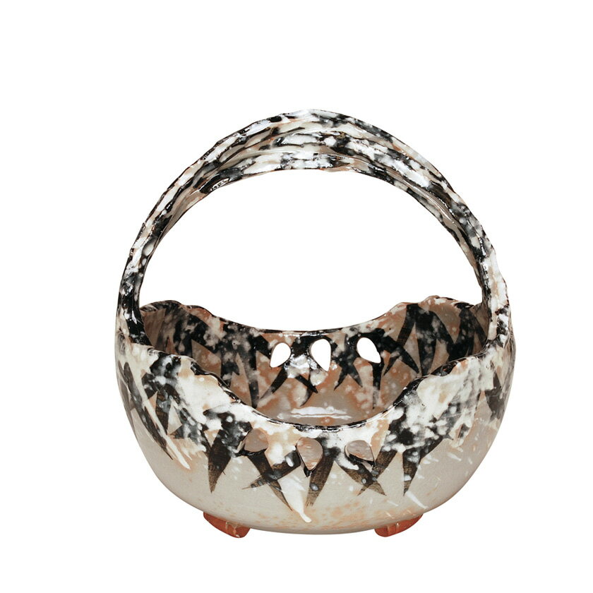 ポイント3倍以上（楽天カード利用） 茶道具 菓子器（かしき） 手鉢 乾山写 雪笹 太仙窯