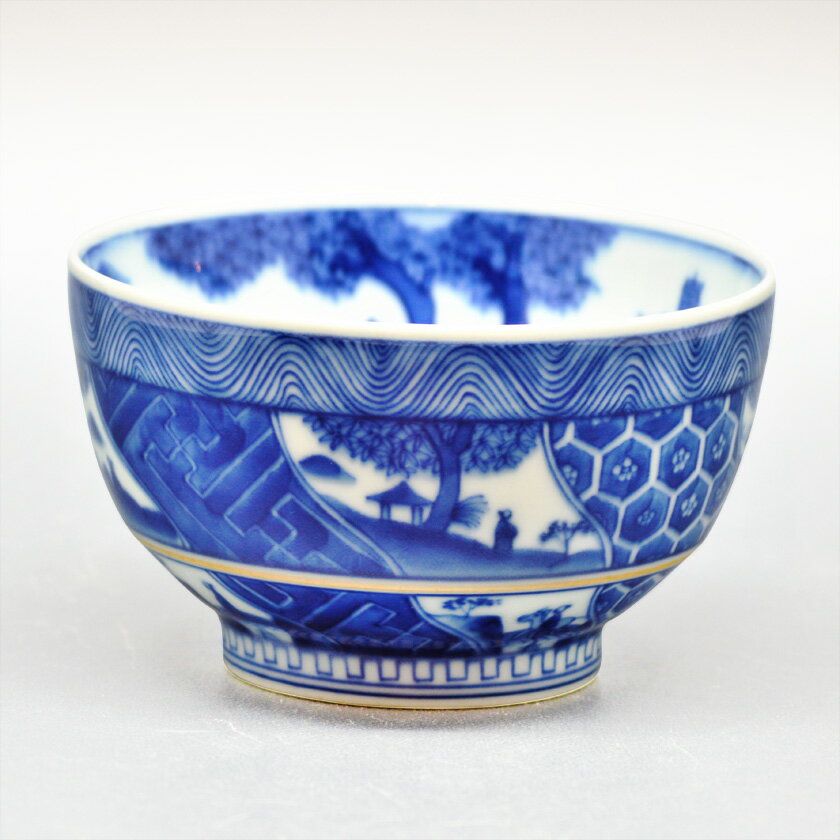 ポイント3倍以上(楽天カード利用) 茶道具 抹茶茶碗(まっちゃちゃわん) 茶碗 祥瑞 山水文 景徳鎮 王懐英 ギフト 千紀園