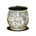 ポイント3倍以上(楽天カード利用) 茶道具 水指(水差・みずさし) 水指 染付 遊舟紋 越南製