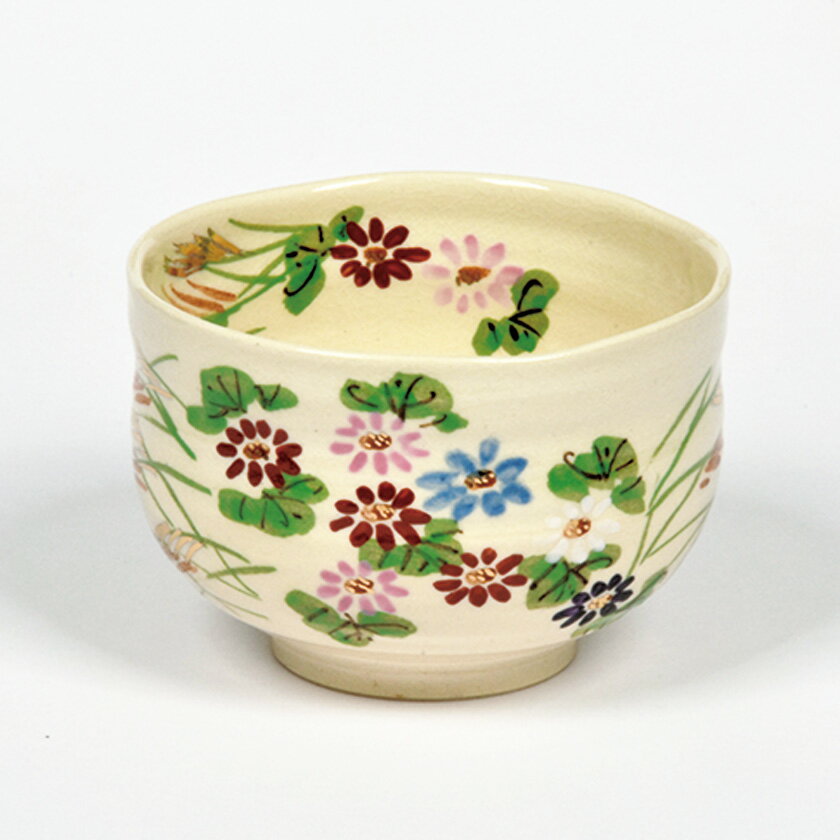 ポイント3倍以上（楽天カード利用） 茶道具 小茶碗（こちゃわん） 小茶碗 菊 浅見 与し三