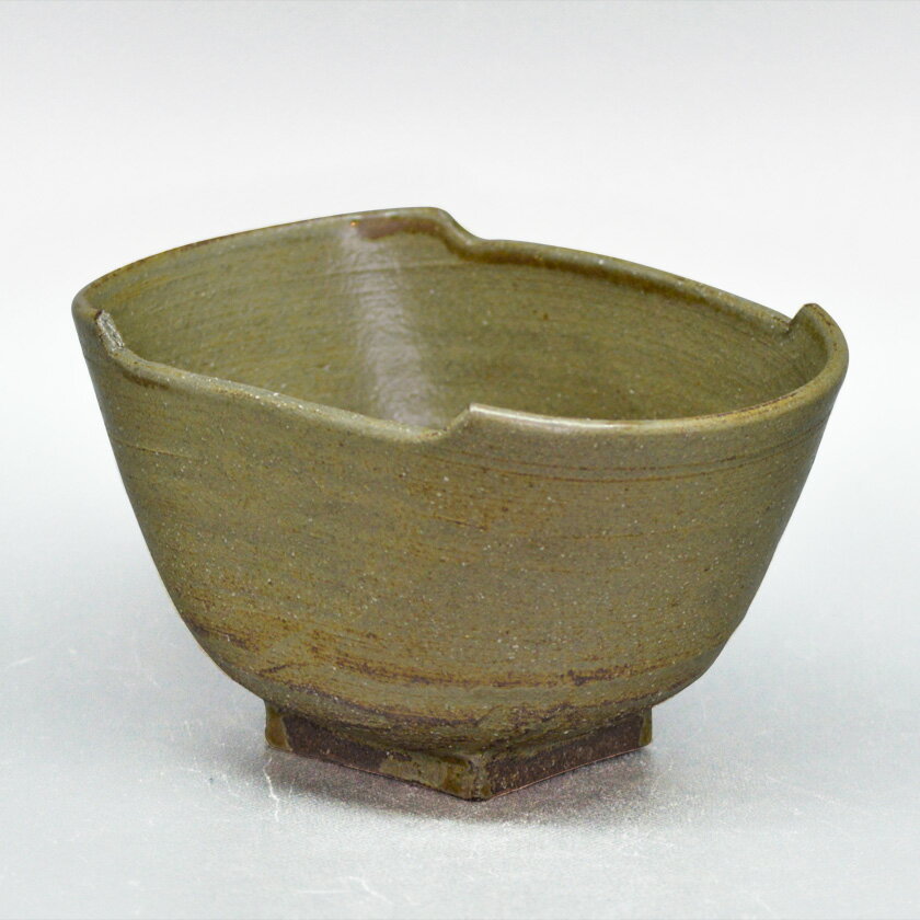 ポイント3倍以上（楽天カード利用） 茶道具 抹茶茶碗（まっちゃちゃわん） 筆洗茶碗 伊羅保 中村 与平