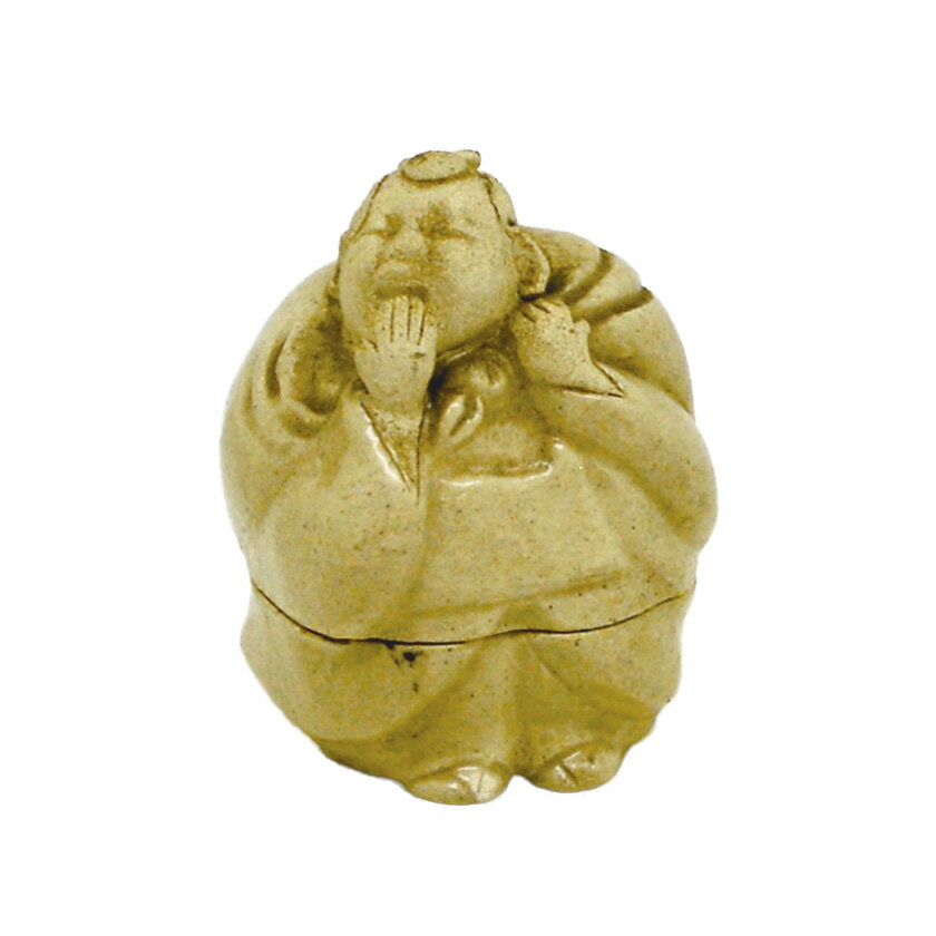 ポイント3倍以上（楽天カード利用） 茶道具 香合（こうごう） 益子焼 香合 童子 白 三武 信家