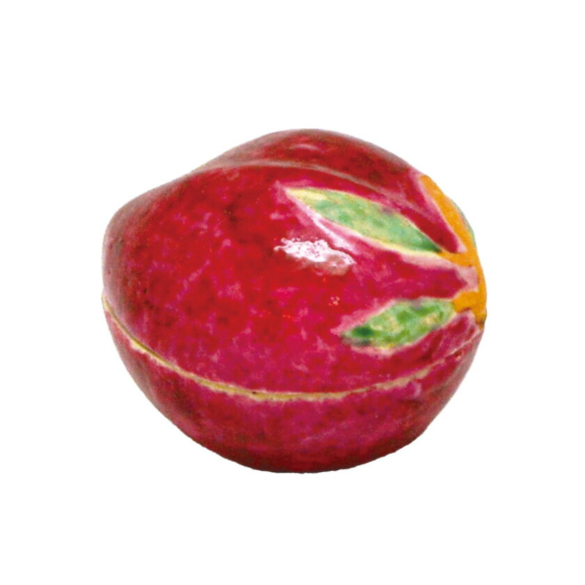 ポイント3倍以上（楽天カード利用） 茶道具 香合（こうごう） 益子焼 香合 桃 三武 信家