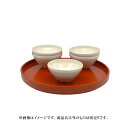 ポイント3倍以上(楽天カード利用) 茶道具 盆(ぼん) 高野盆 尺二 朱 ※茶碗は別売りです。