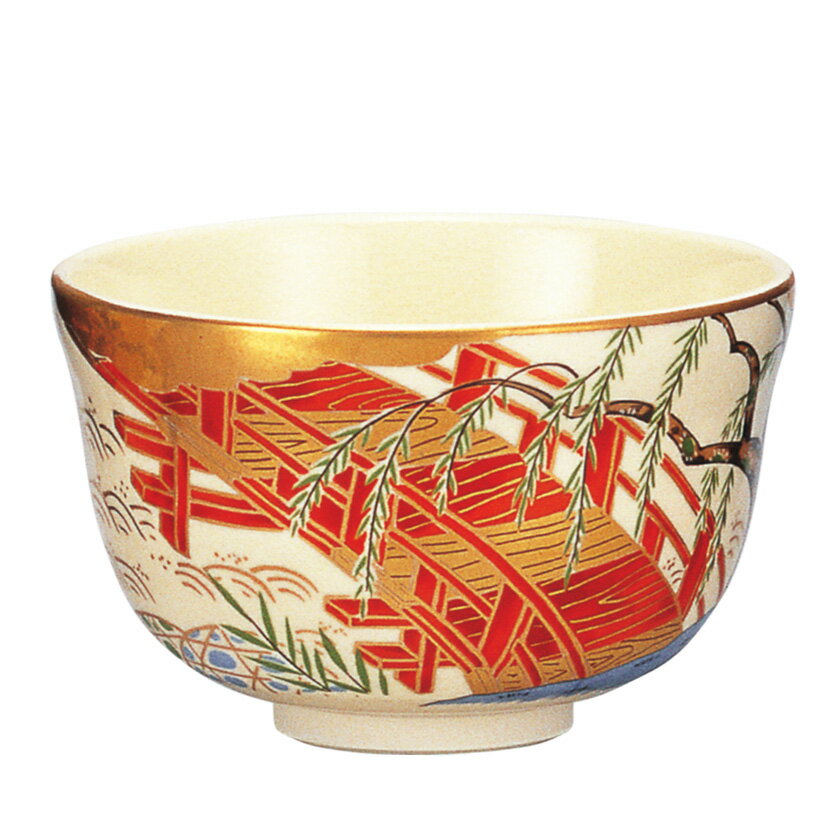ポイント3倍以上（楽天カード利用） 茶道具 抹茶茶碗（まっちゃちゃわん） 茶碗 仁清 柳橋 宮地英香 ギ..