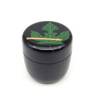 ポイント3倍以上(楽天カード利用) 茶道具 薄茶器(うすちゃき) 中棗 梶の葉 (七夕) 中村 湖彩