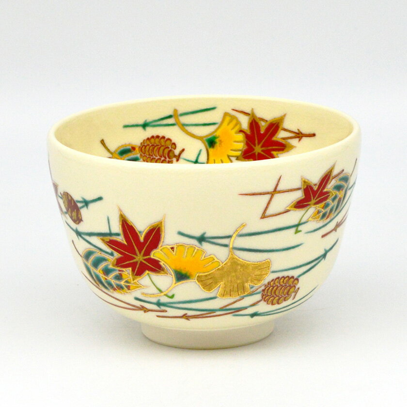 ポイント3倍以上（楽天カード利用） 茶道具 抹茶茶碗（まっちゃちゃわん） 茶碗 仁清 吹寄 田中 万祥