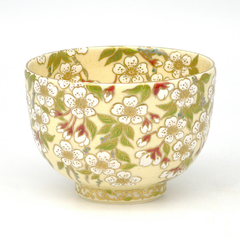 茶道具 抹茶茶碗（まっちゃちゃわん） 茶碗 仁清 桜花 清閑寺窯