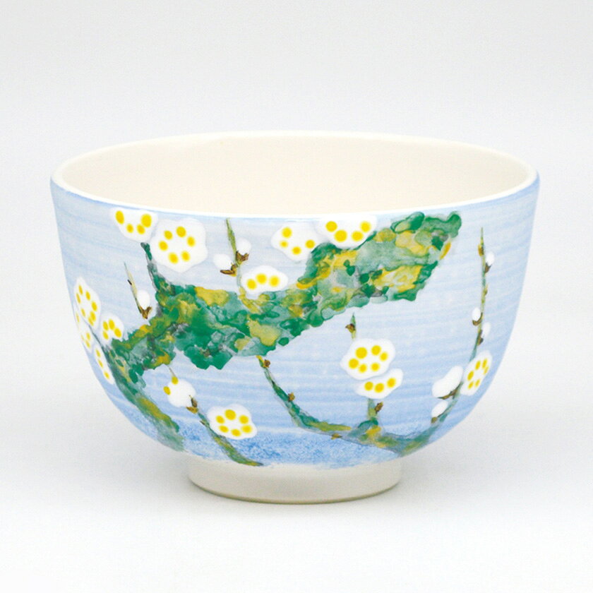 Rakuten - 茶道具 抹茶茶碗（まっちゃちゃわん） 茶碗 白釉 春梅 山岡 善高