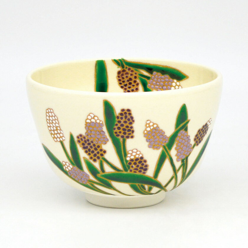 ポイント3倍以上（楽天カード利用） 茶道具 抹茶茶碗（まっちゃちゃわん） 茶碗 仁清 ムスカリ 水出 宋絢