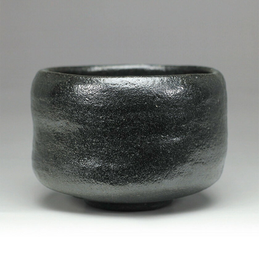 【吉村楽入 / 茶道具 楽茶碗(らくちゃわん)】 ポイント3倍以上(楽天カード利用) 黒楽茶碗 長次郎 「俊..