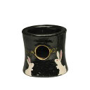 ポイント3倍以上(楽天カード利用) 茶道具 蓋置(ふたおき) 月うさぎ 蓋置 楽入窯
