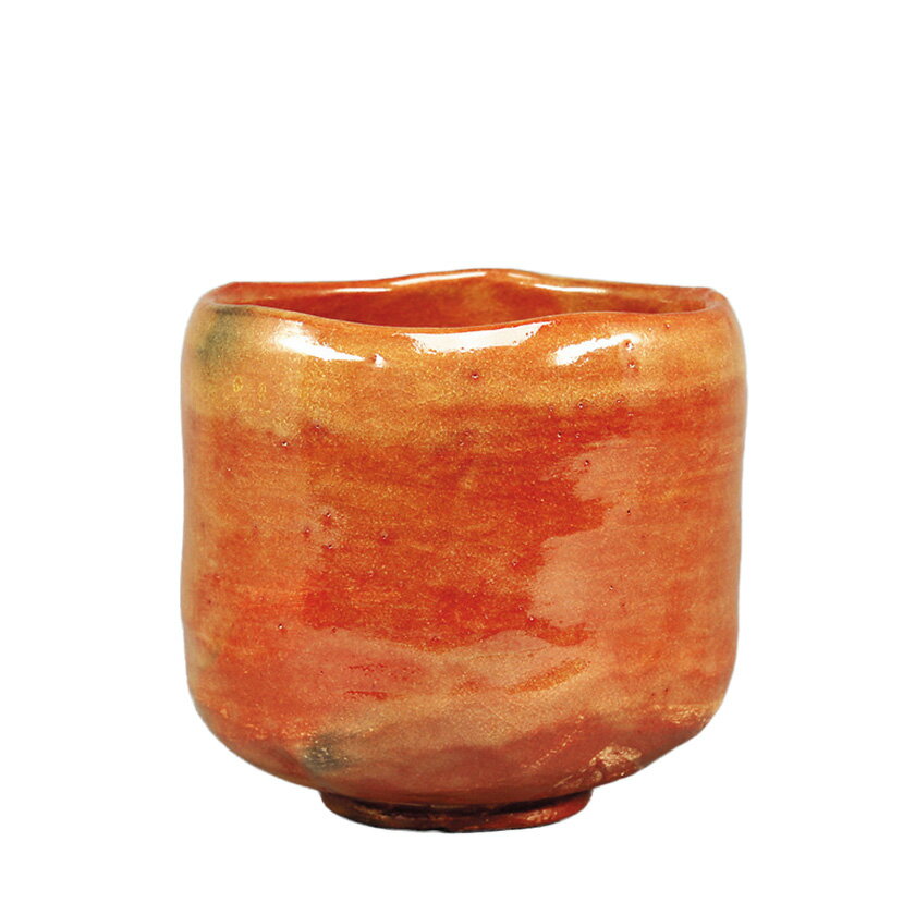 ポイント3倍以上（楽天カード利用） 茶道具 楽茶碗（らくちゃわん） 赤楽茶碗 「玉兎」写 干支 吉村 楽入