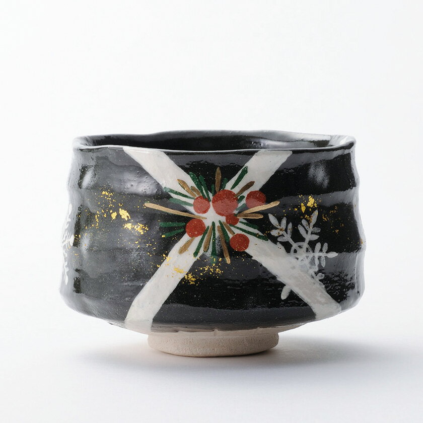 ポイント3倍以上（楽天カード利用） 茶道具 抹茶茶碗（まっちゃちゃわん） 季節茶碗 おしゃれなクリスマス 吉村 楽入 クリスマス Xmas Christmas 聖誕節