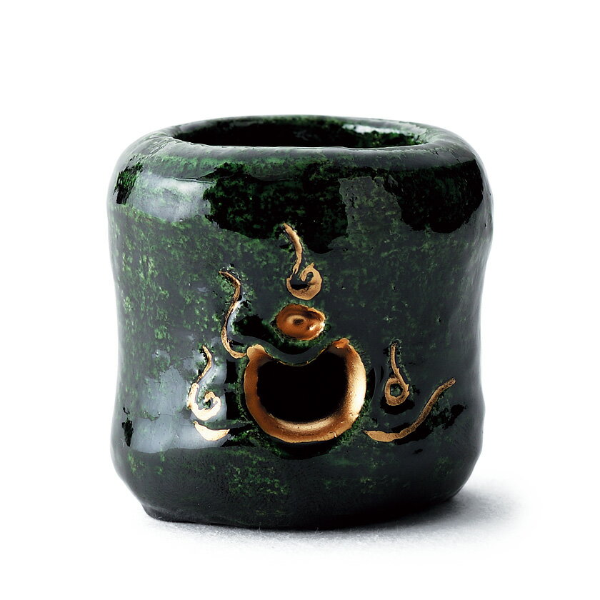 【吉村楽入 楽入窯 / 茶道具 蓋置(ふたおき)】 ポイント3倍以上(楽天カード利用) 干支蓋置 青楽 宝珠巳..