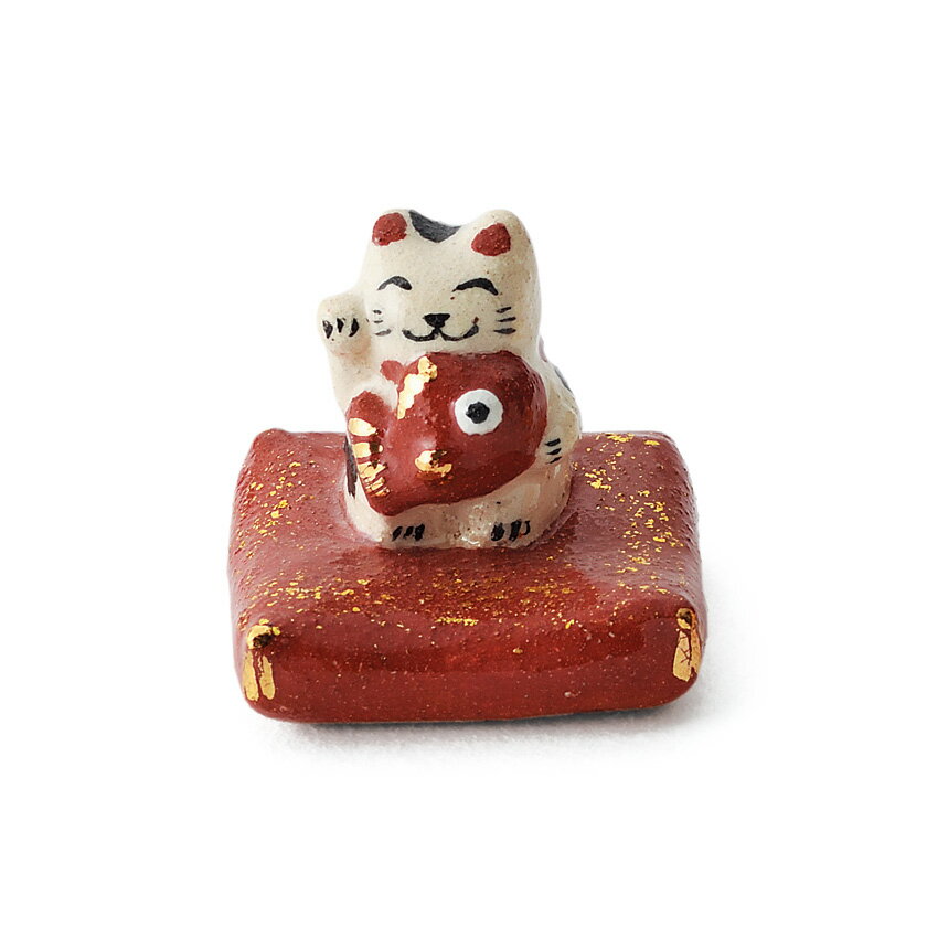 【吉村楽入 楽入窯 / 茶道具】 ポイント3倍以上(楽天カード利用) その他 箸置 座布団招き猫 通販 通販..