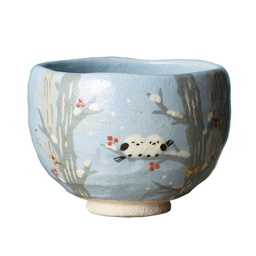 乐天商城 - 茶道具 抹茶茶碗（まっちゃちゃわん） 季節茶碗 シマエナガ 吉村 楽入