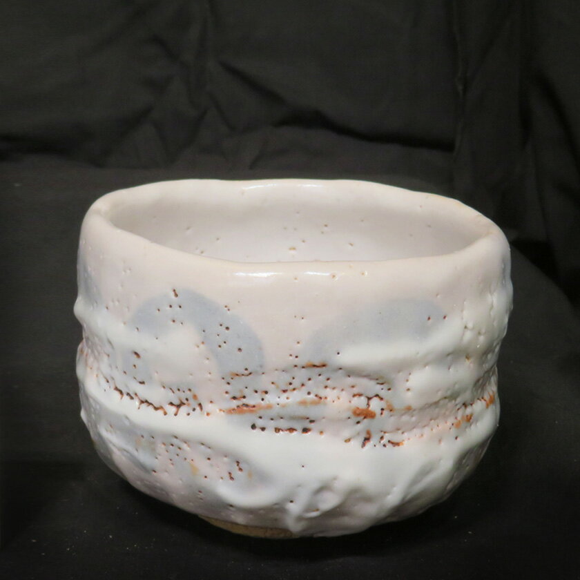 ポイント3倍以上（楽天カード利用） 茶道具 抹茶茶碗（まっちゃちゃわん） 絵志野 茶碗 信楽焼 灰塚窯 ..