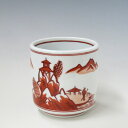 ポイント3倍以上(楽天カード利用) 茶道具 火入(ひいれ) 赤絵 山水 火入