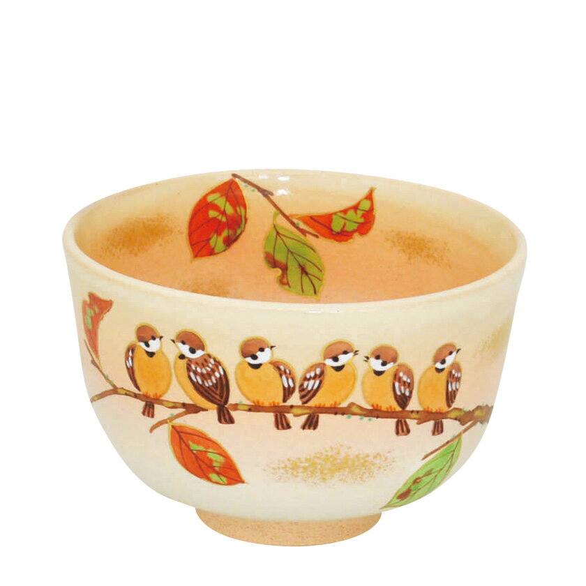 ポイント3倍以上（楽天カード利用） 茶道具 抹茶茶碗（まっちゃちゃわん） 茶碗 御本手 群雀 小倉 寅介