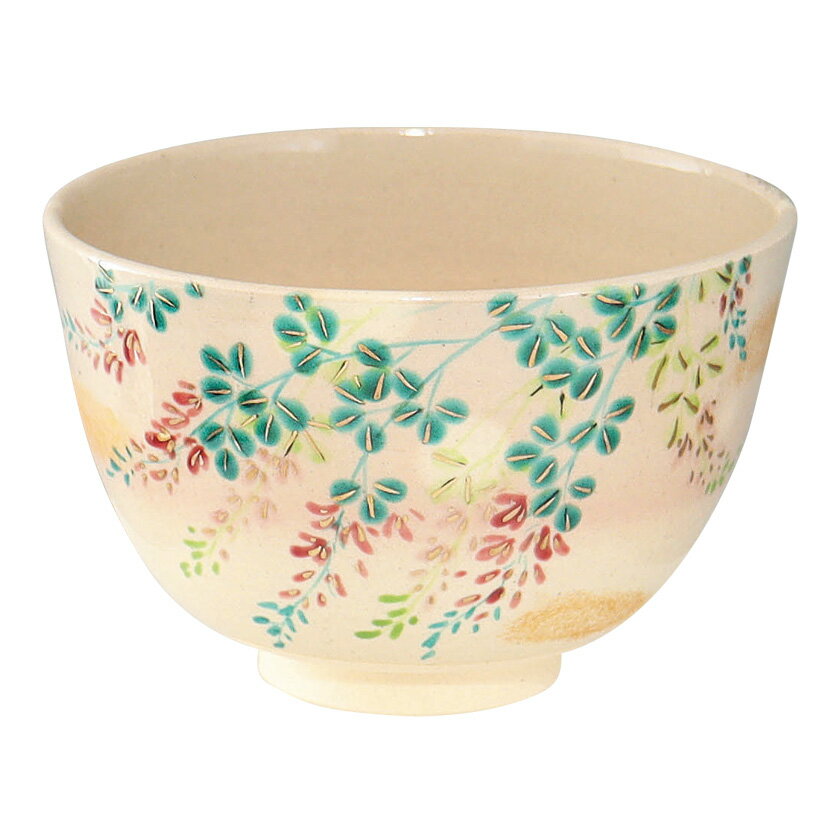 ポイント3倍以上（楽天カード利用） 茶道具 抹茶茶碗（まっちゃちゃわん） 茶碗 色絵 萩 東山 深山