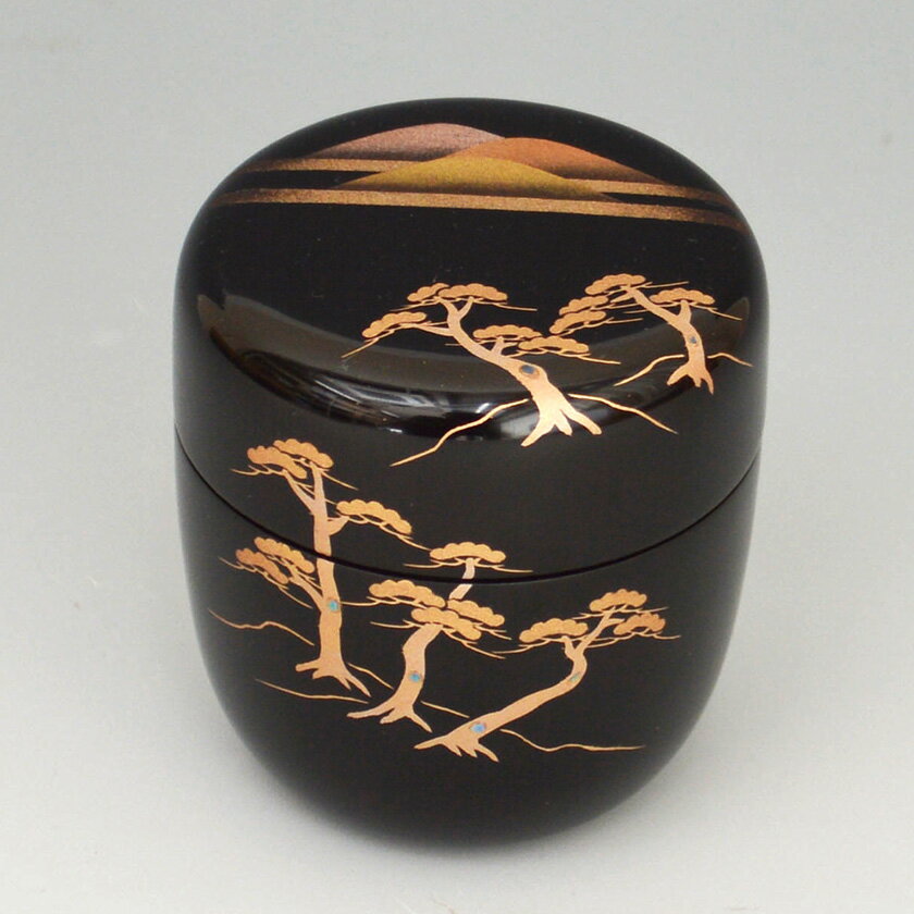 Rakuten - ポイント3倍以上（楽天カード利用） 茶道具 薄茶器（うすちゃき） 中棗 山水蒔絵 今井 千鶴