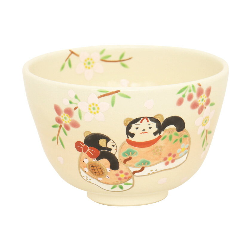 ポイント3倍以上（楽天カード利用） 茶道具 抹茶茶碗（まっちゃちゃわん） 茶碗 色絵 犬筥（いぬばこ）..