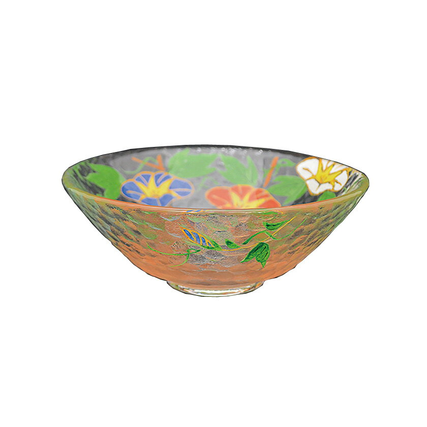 乐天商城 - 茶道具 平茶碗（ひらちゃわん） 義山茶碗 朝顔（耐熱） 八木 海峰