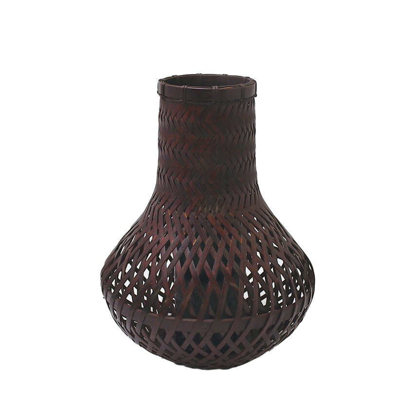 ポイント3倍以上（楽天カード利用） 茶道具 花籠（はなかご） 鶴首型籠花入（小） 松本 東公斉