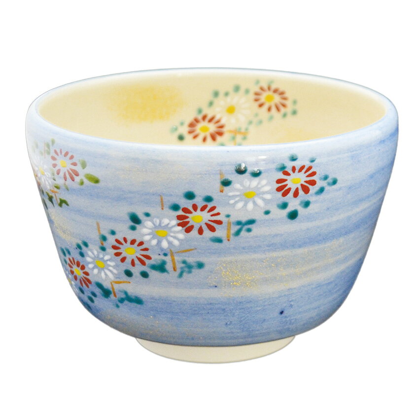 茶道具 抹茶茶碗（まっちゃちゃわん） 色絵茶碗 小菊 八木 海峰