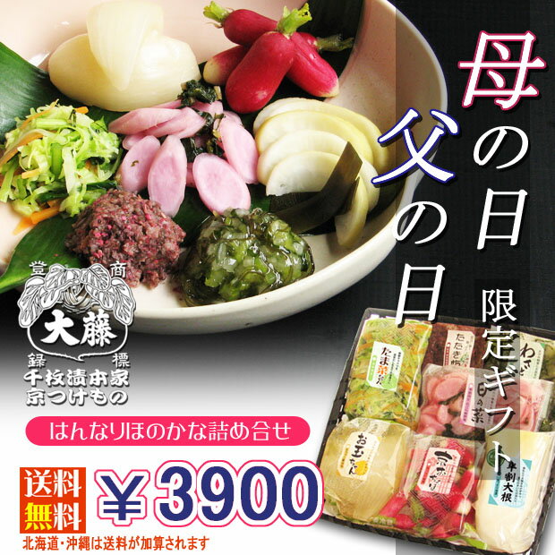 【ほのか】父の日プレゼントプレゼント 京都 漬物 京つけもの送料無料 贈り物 酒の肴