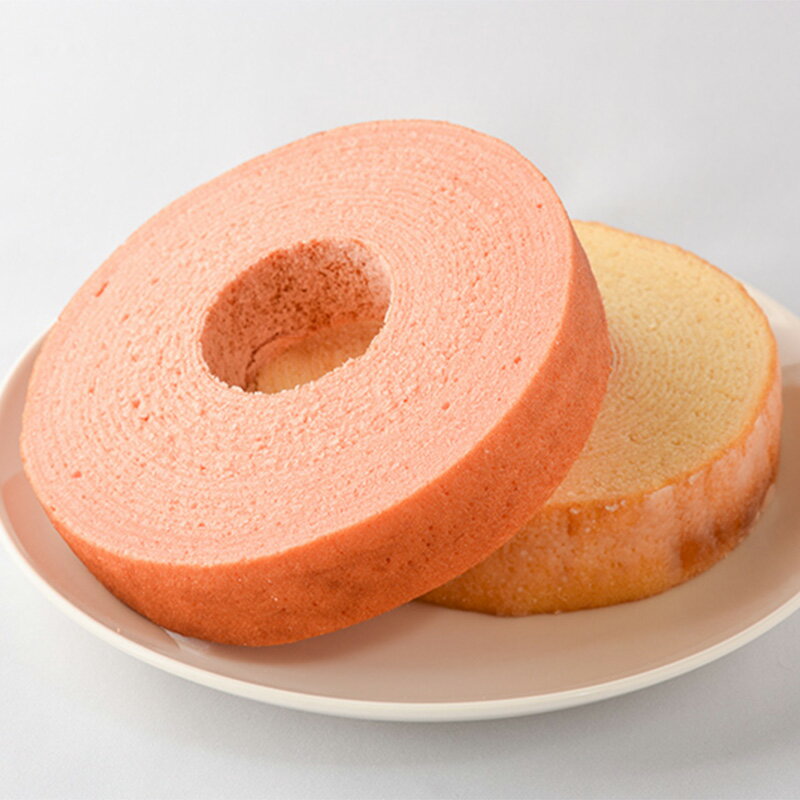 【期間限定販売！】 紅白輪うむ（せんねん輪うむSサイズ ＋ いちご輪うむSサイズ）洋菓子 バームクーヘン スイーツ お正月 お年賀 御年賀