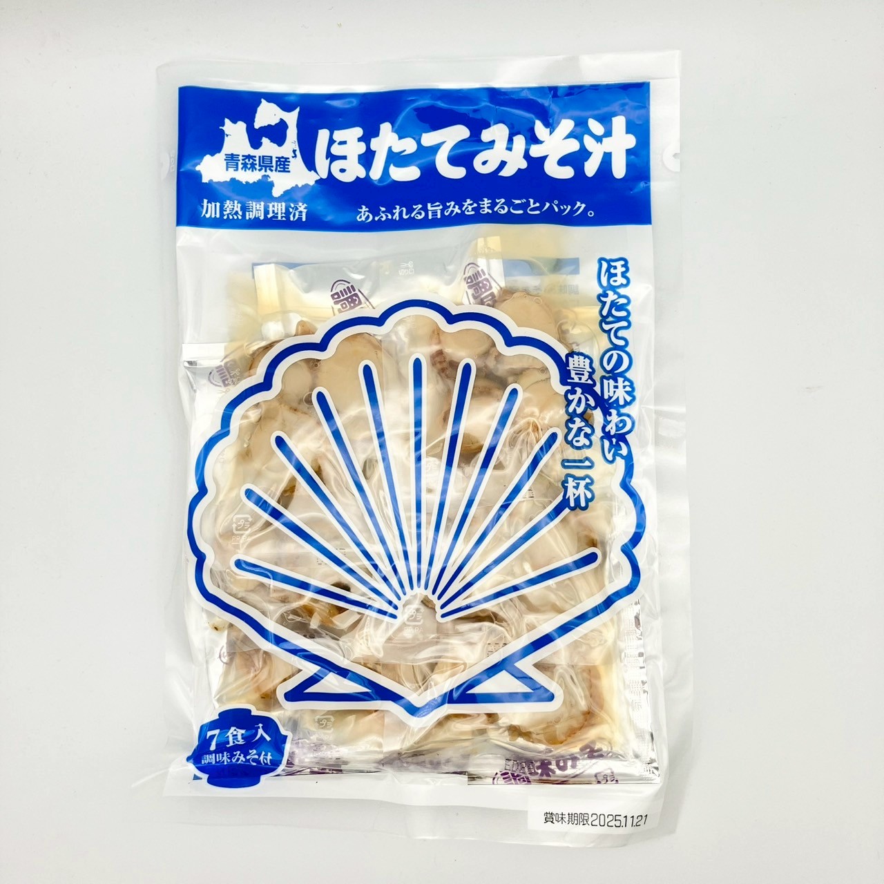 青森県産　ほたてみそ汁　7食入　3つセット