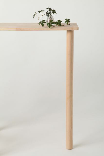 セノハウス ラバーウッド集成丸脚 40Φ×700mm テーブル用木製脚 4本セット｜無塗装 ...