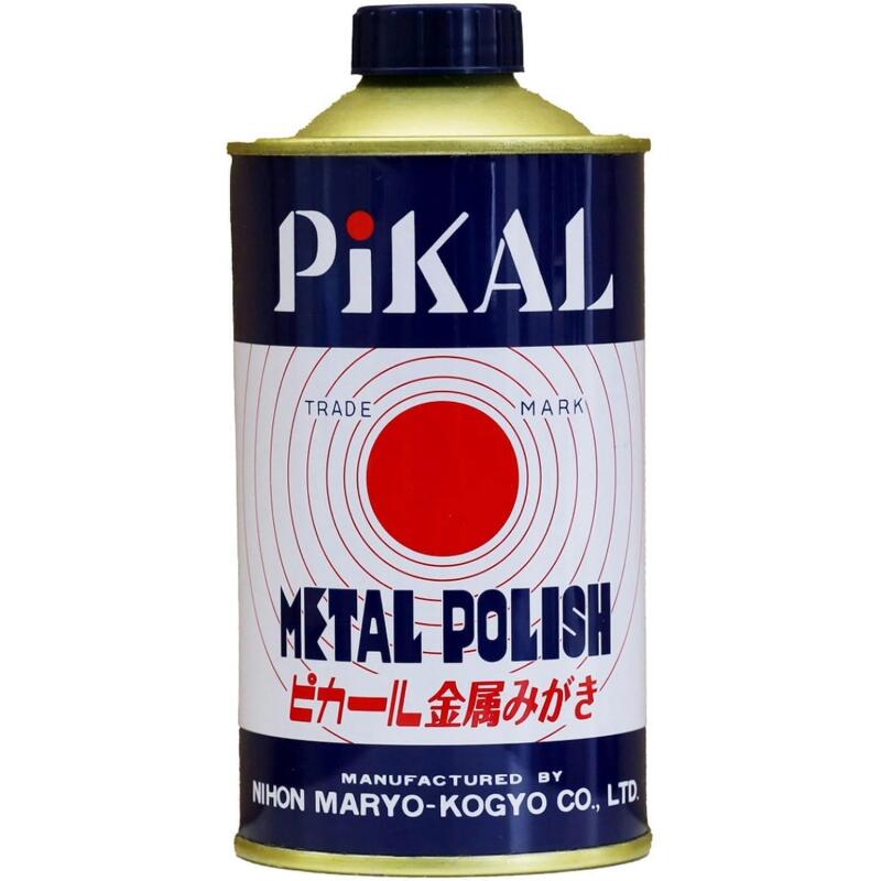 PIKAL ピカール 300ml 金属磨き用研磨剤｜PIKAL アルミナ系研磨材配合の乳化性液状タイプ アルミ ステンレス 真ちゅう 銅 金属食器 仏具 ゴルフクラブ 車 バイクの汚れ落とし ツヤ出しに
