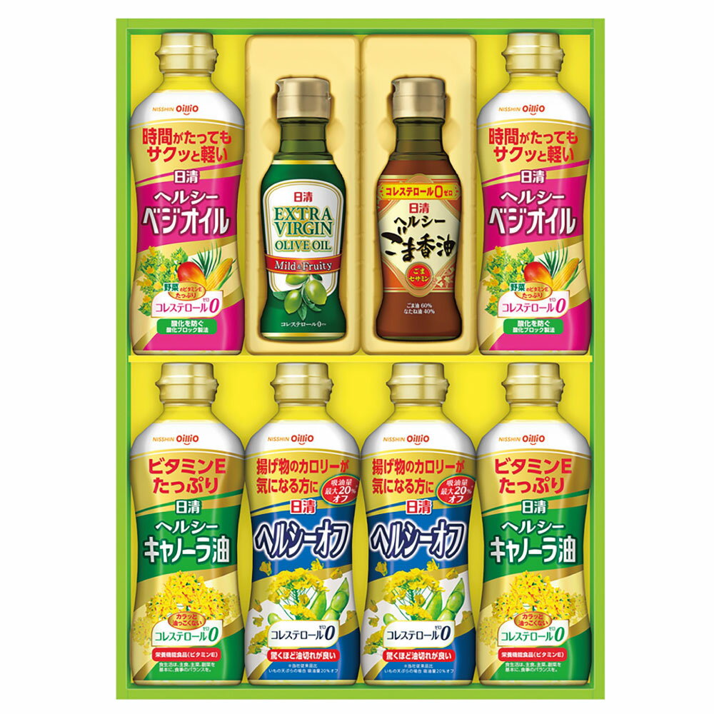 日清 オイルバラエティギフト OV-40A【調味料ギフト ごま油 オリーブオイル セット 詰め合わせ】