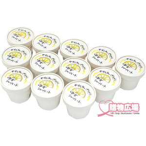 【送料無料 メーカー直送】ゆずシャーベット 12個入 兵庫県 安富ゆず組合【柚子 シャーベット ご当地アイス 御歳暮 お歳暮 敬老の日】北海道・沖縄は送料+500円