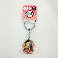 【鬼滅の刃 舞妓メタルキーホルダー 竈門禰豆子】京都　お土産　人気　雑貨　キャラクター　関西　ご当地　おみやげ　みやげ　かまど　ねずこ