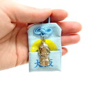 【ビリケン お守り ストラップ ブルー(ゆうパケ専用)】強運 大阪 お土産 お守り袋 幸運の神様 通天閣 関西 ビリケンさん 足の裏 福の神 幸運の神様 スマホ 携帯 携帯ストラップ プレゼント 大阪 お土産 大阪お土産 敬老の日 誕生日プレゼント